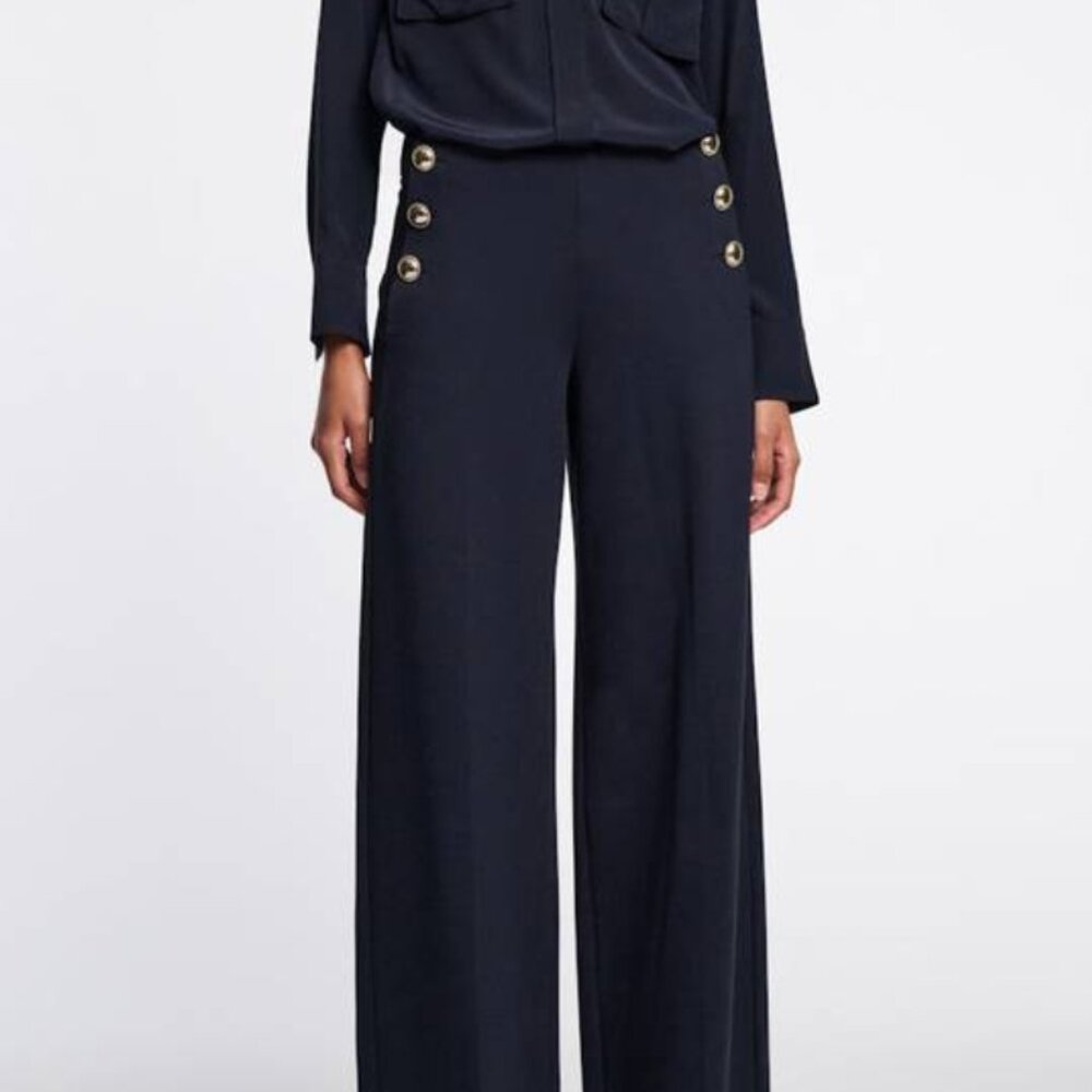 Dorothee Schumacher Wide Leg Punto Milano Sailor Pants